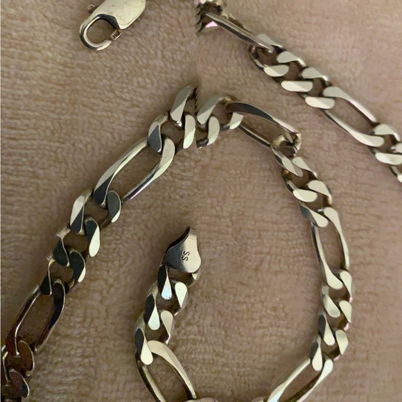 Sterling silver figero chain - Picture 2 of 3